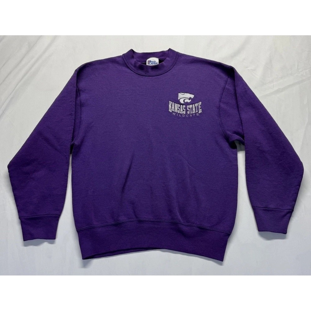 Kansas State University Wildcats Embroidered Crewneck Sweatshirt Russell Size XL